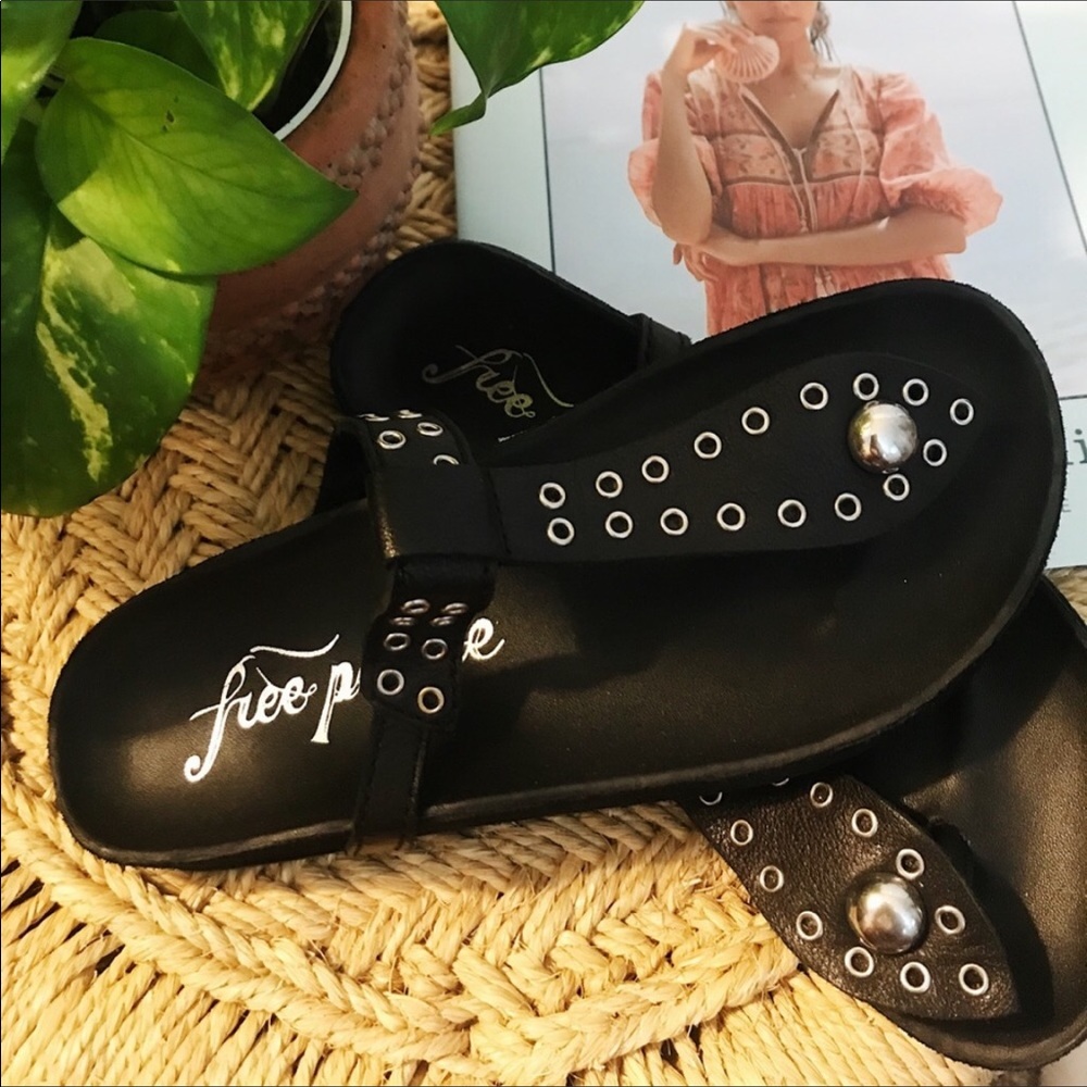 Free people black sandals